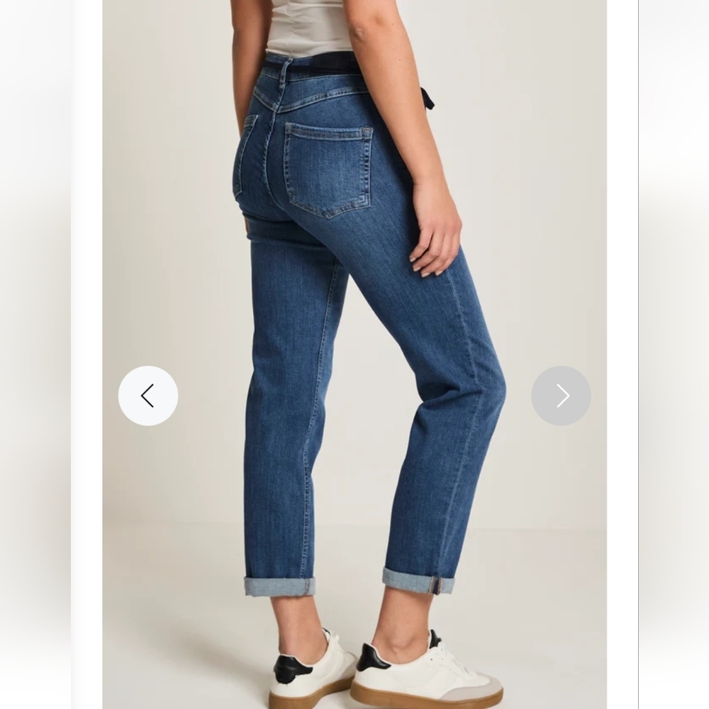 PARAMI JEANS LOOSE LEG HIGH WAIST AIR BLUE FROM TURKEY WOMENS SIZE  EU W:36 L:30 - Picture 3 of 14